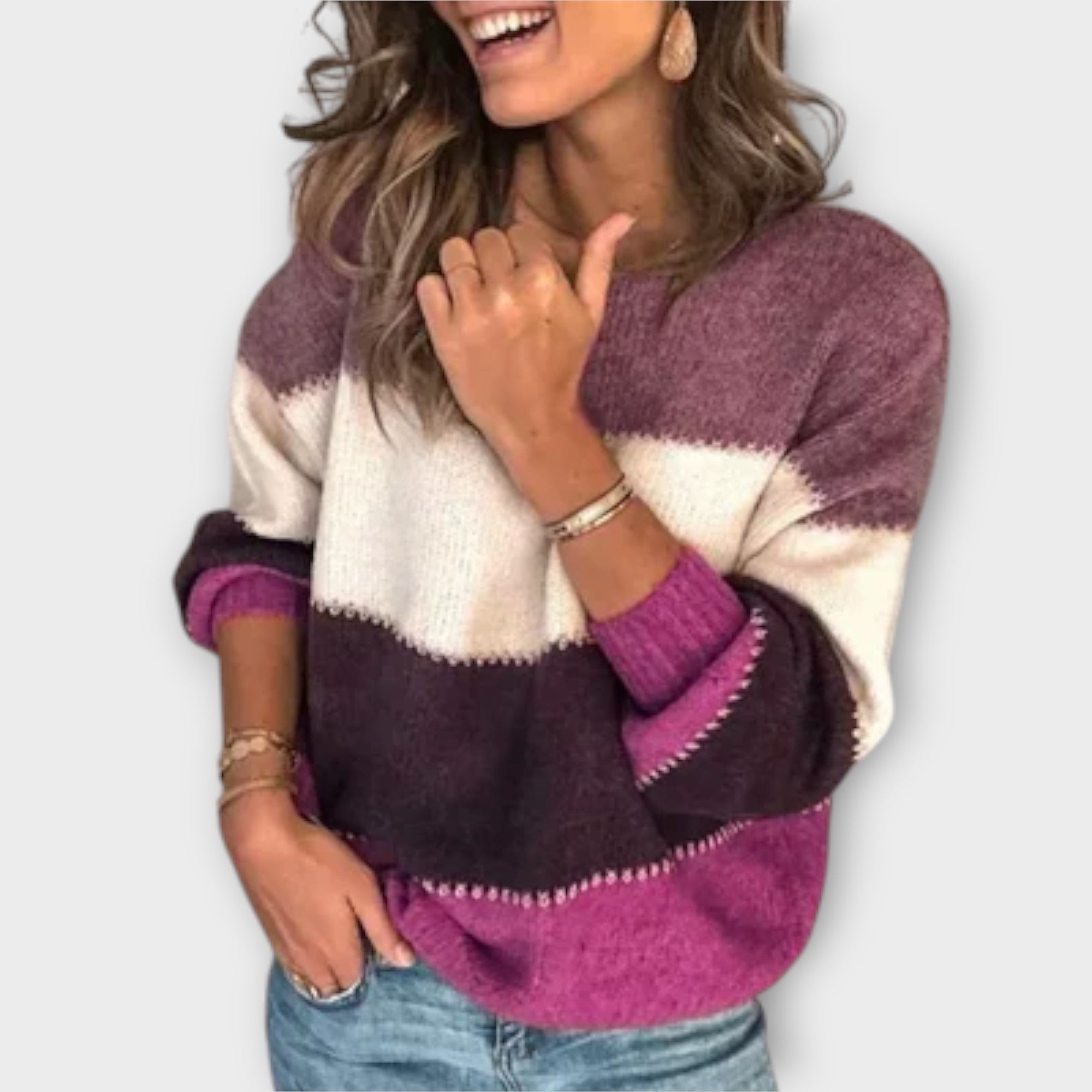 Gwendolyn | Colour-Block Sweatshirt
