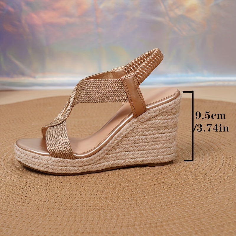 Sylvia | Textured Wedge Heels