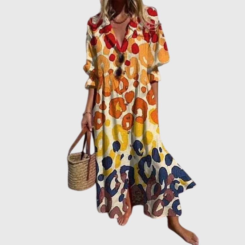 Mireya | Vibrant Floral Dress