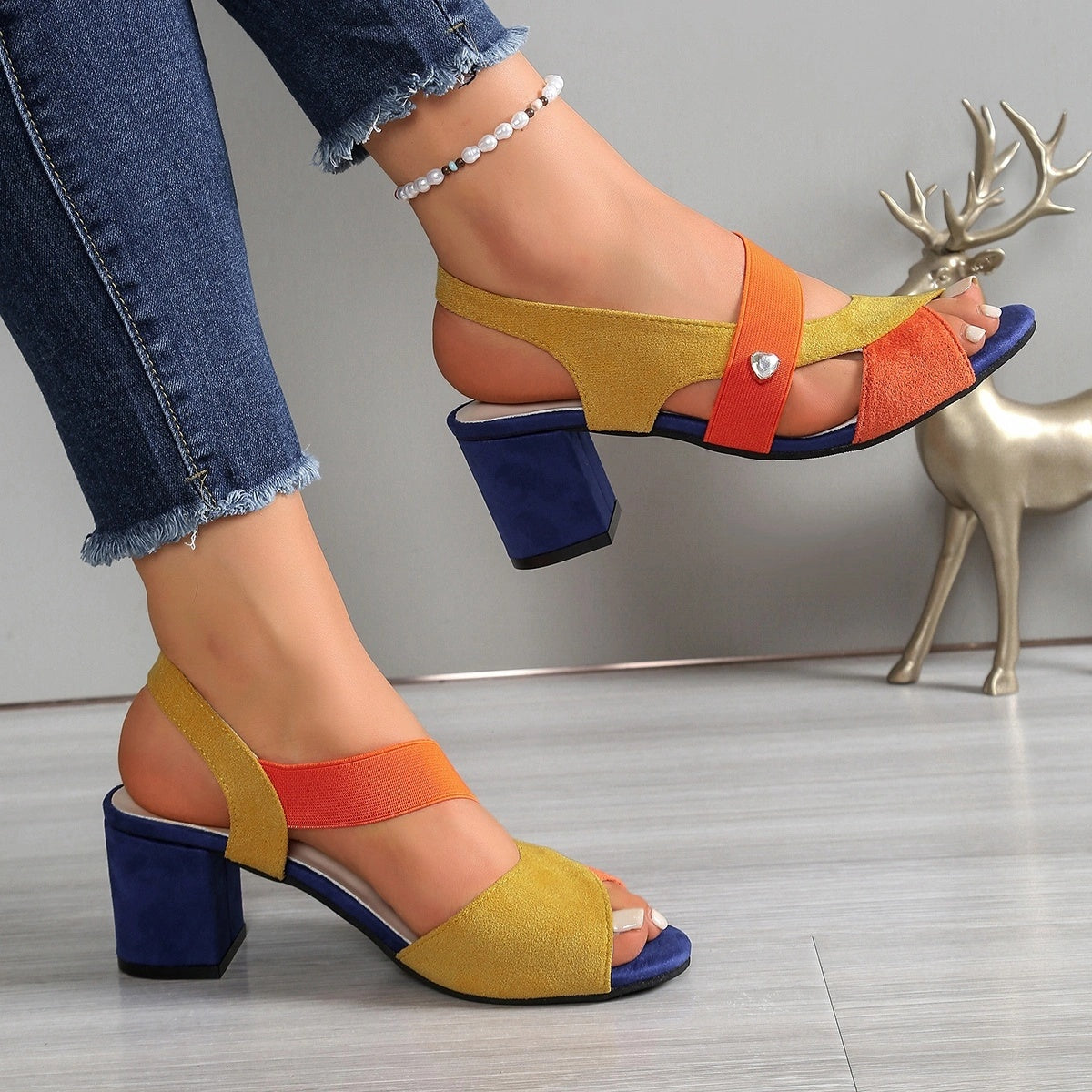 Catherine | Crossover Strap Heels