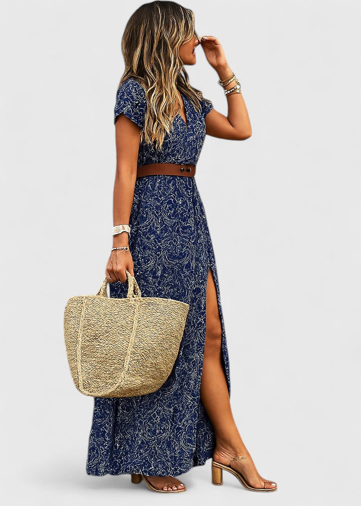 Ummayyah | Patterned Wrap Dress