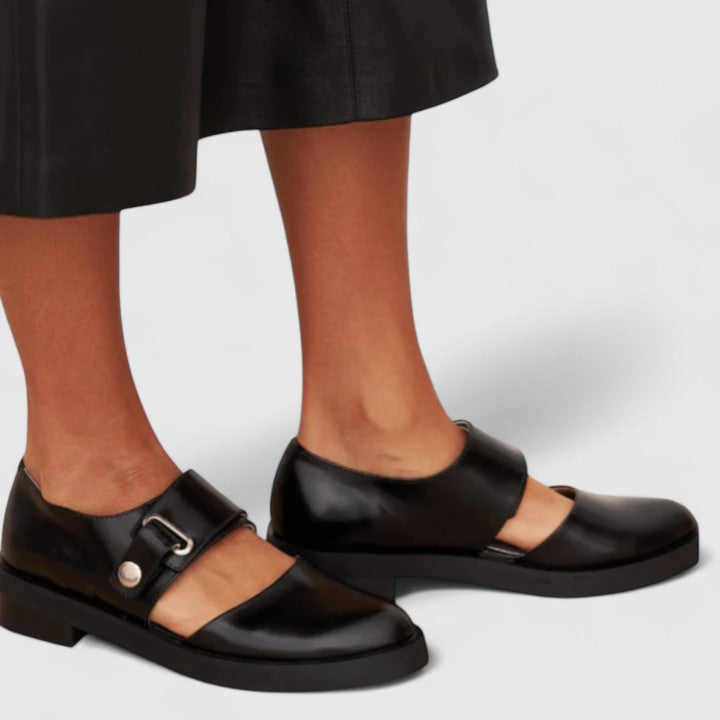 Gretchen | Buckled Platform Loafers