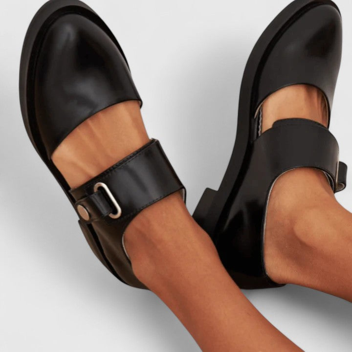Gretchen | Buckled Platform Loafers