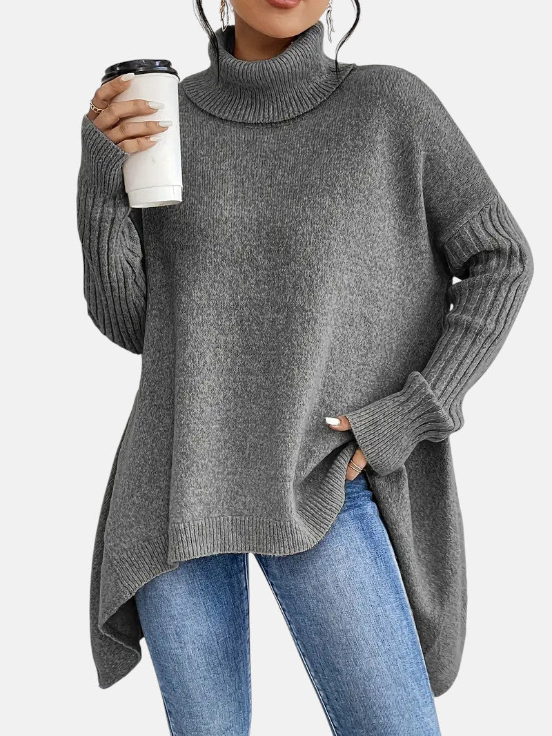 Marley | Oversized Turtleneck Sweatshirt