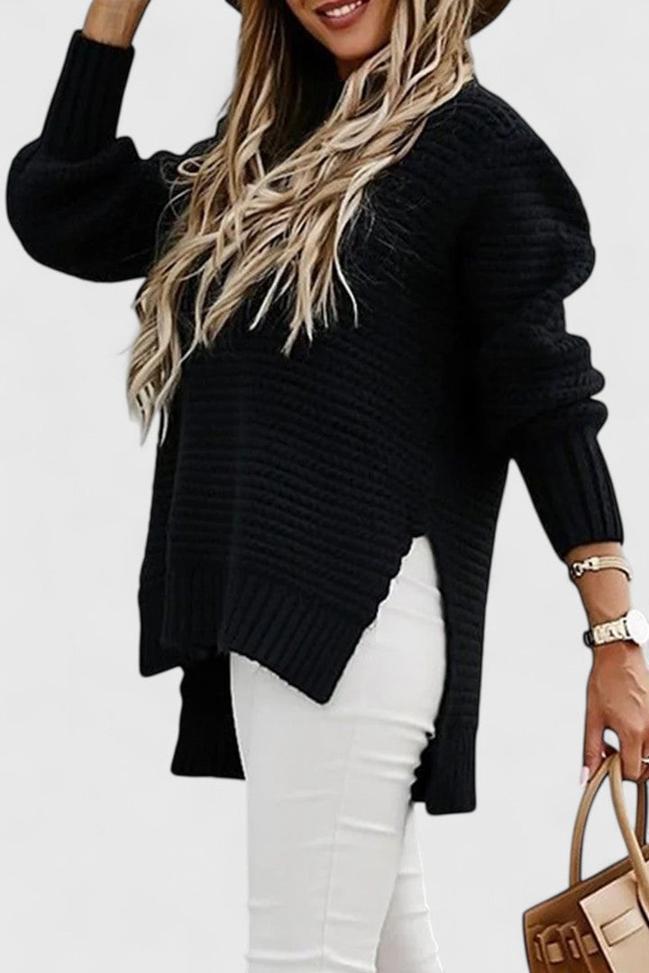 Olivia | Textured Cable Sweatshirt