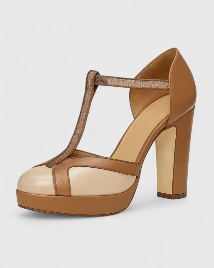 Anita | Platform T-Bar Heels