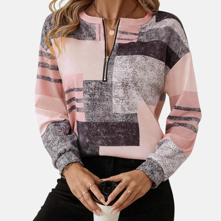 Meredith | Patchwork Sweatshirt