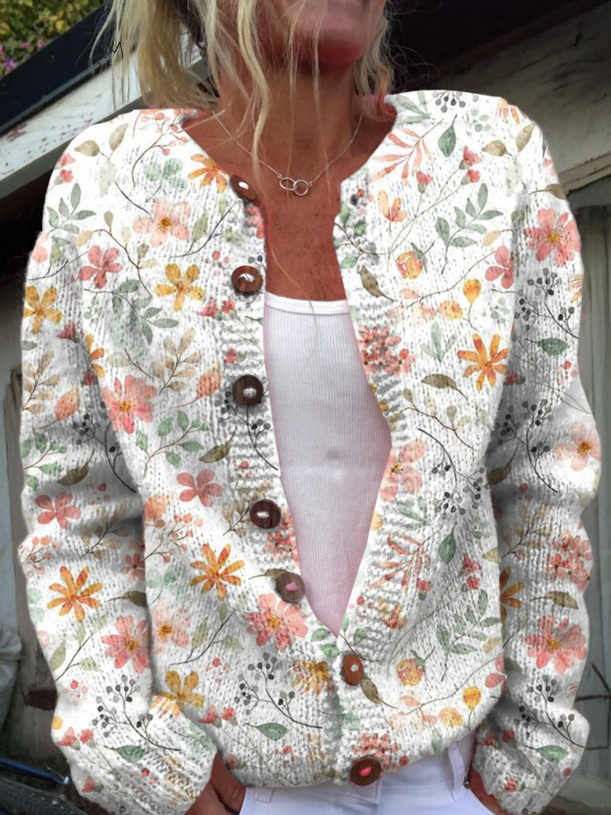 Sarah | Floral Comfortable Cardigan