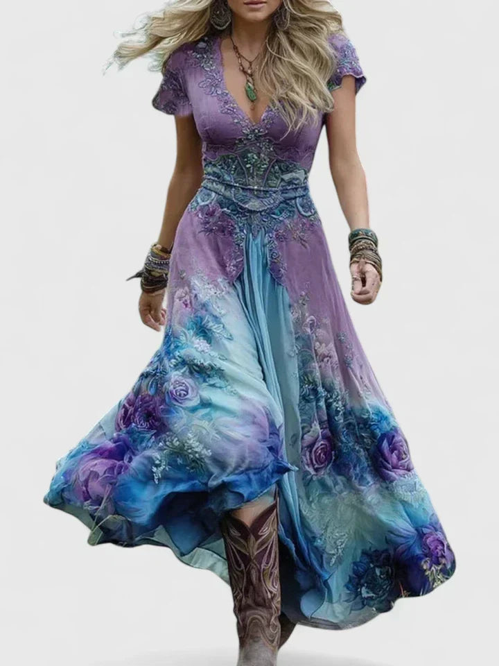 Khalisah | Floral Wrap Dress