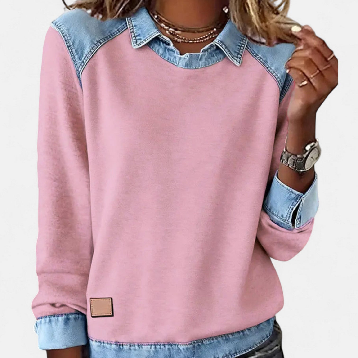 Theresa | Collar Sweatshirt