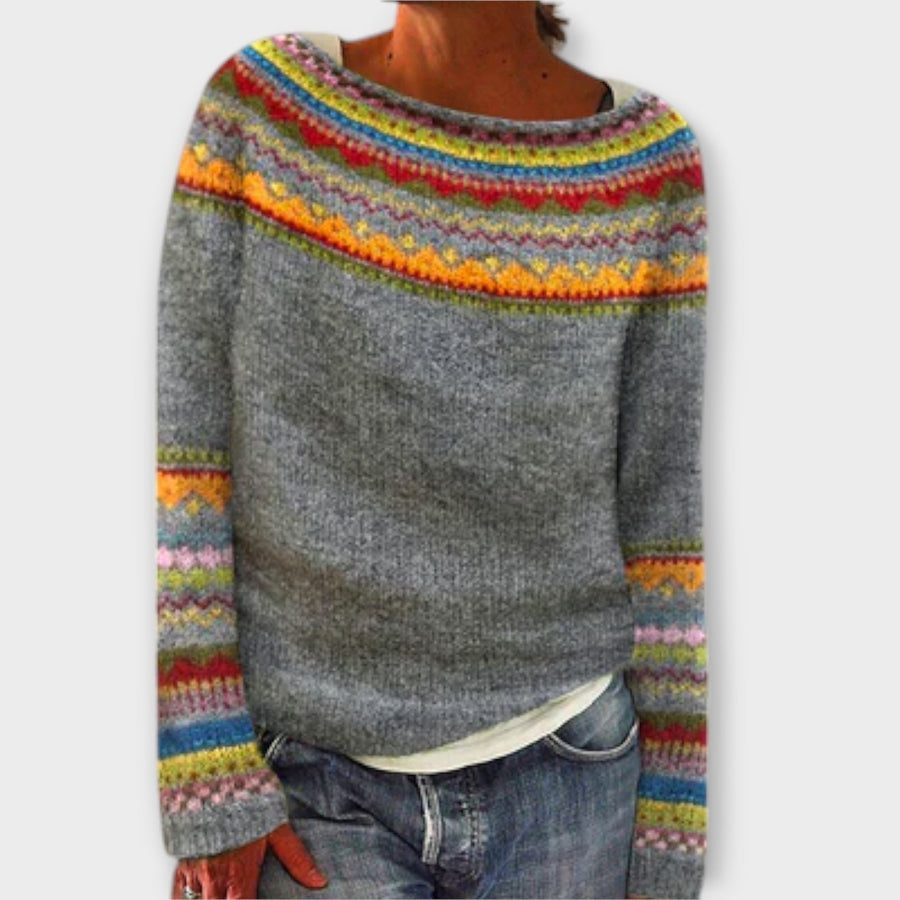 Iris | Fair Isle Sweatshirt