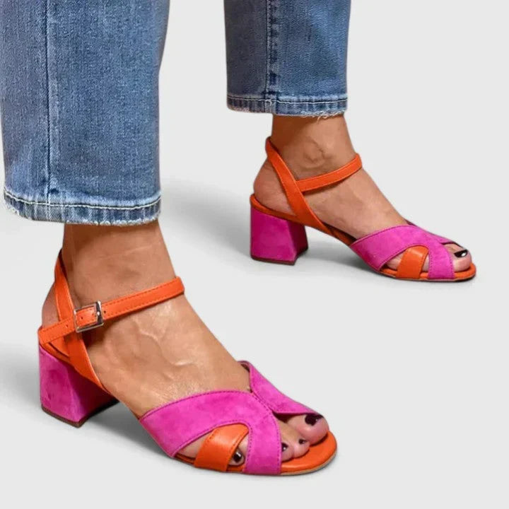 Yvette | Colourblock Heels