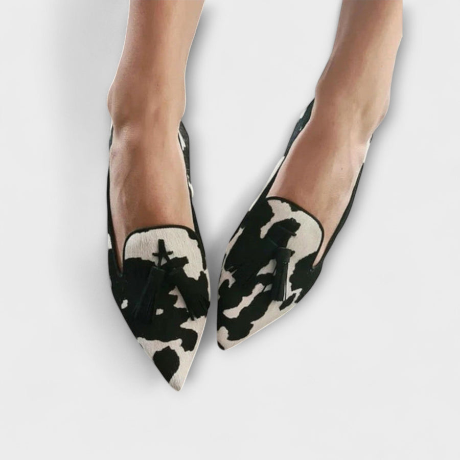 Dorreen | Statement Giraffe Loafers