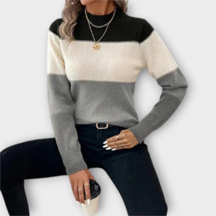 Tessa | Colour-block Sweatshirt