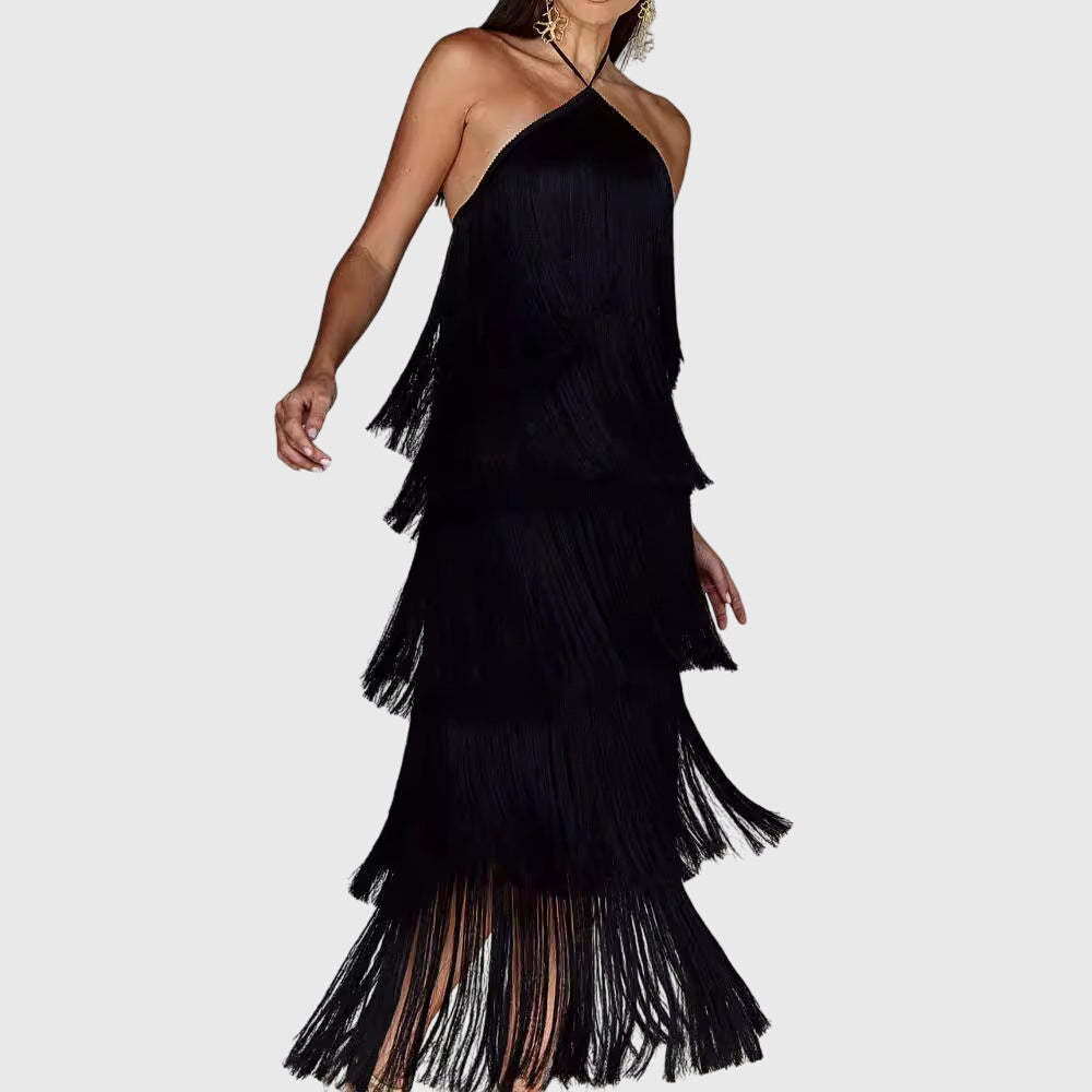 Lexi-Mae | Fringed Evening Dress
