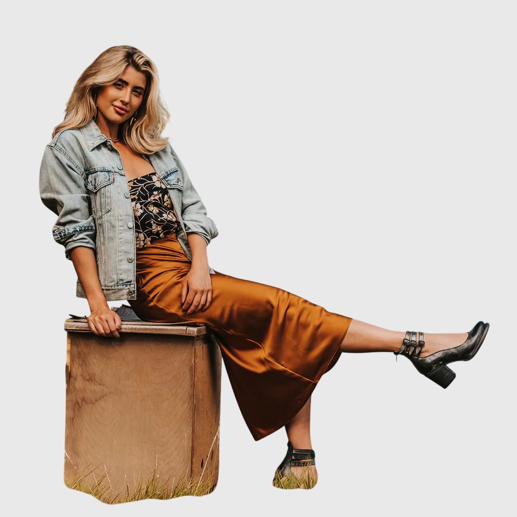 Lynda | Buckled Block Heels