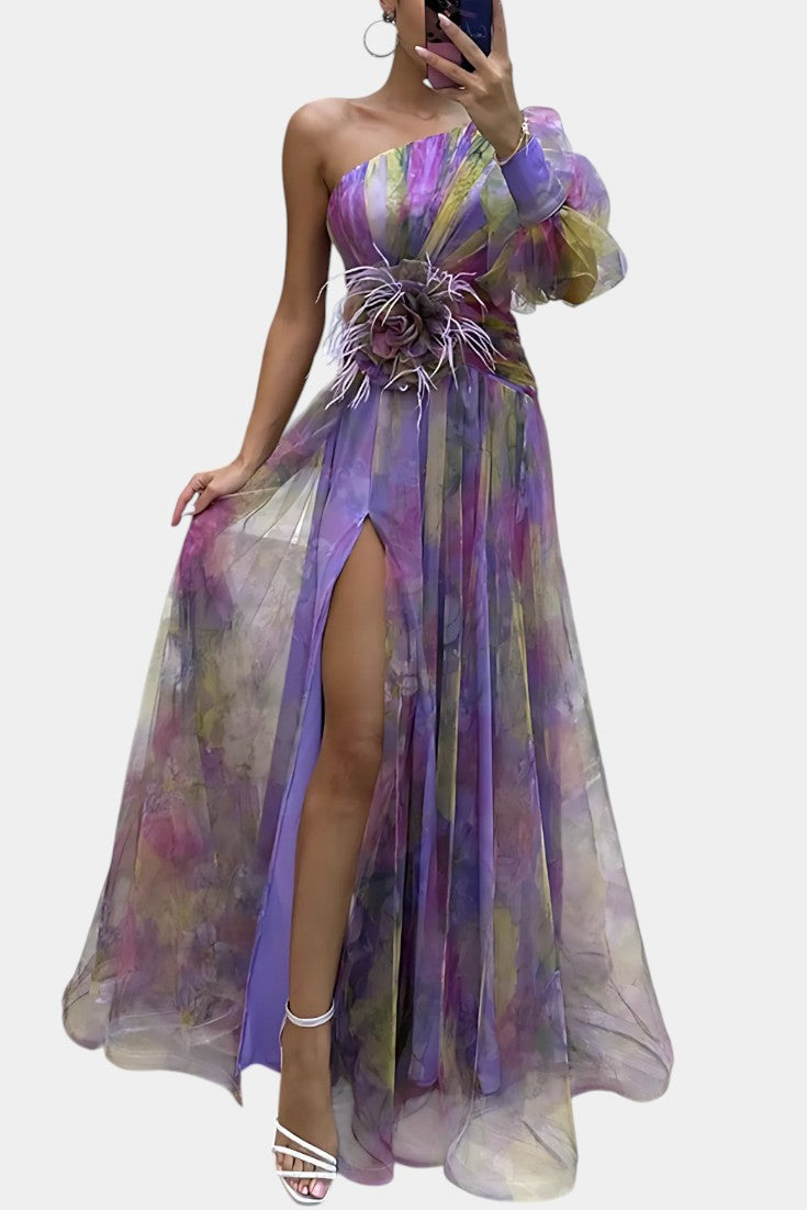 Oluwanifemi | Ethereal Watercolour Dress