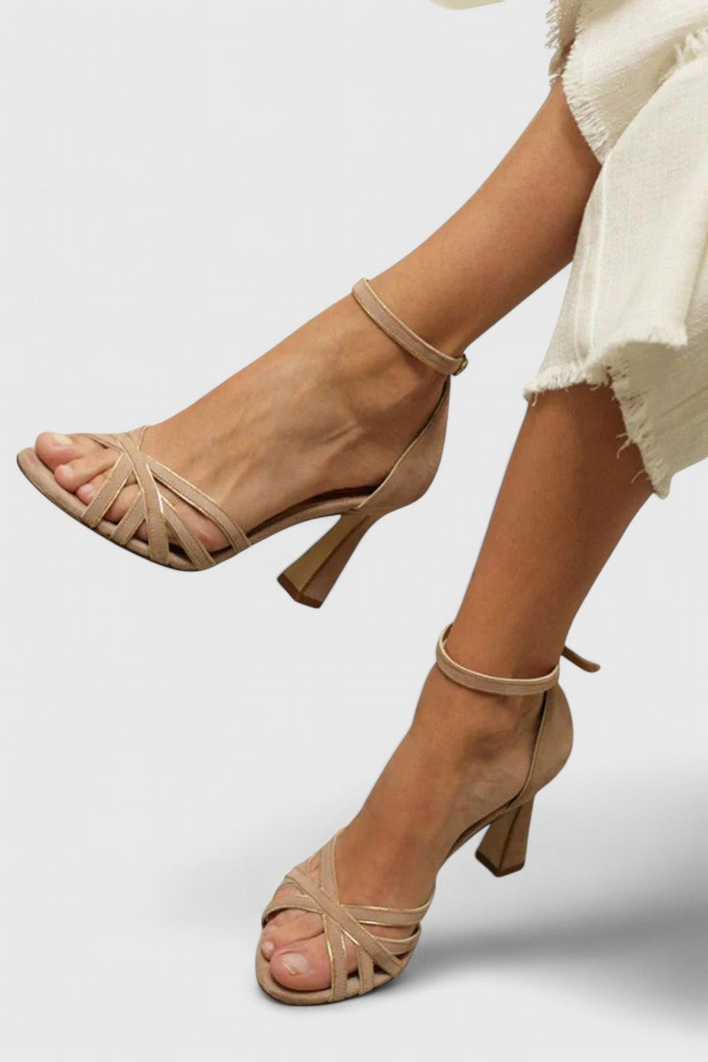 Roxanne | Strappy Heel Loafer