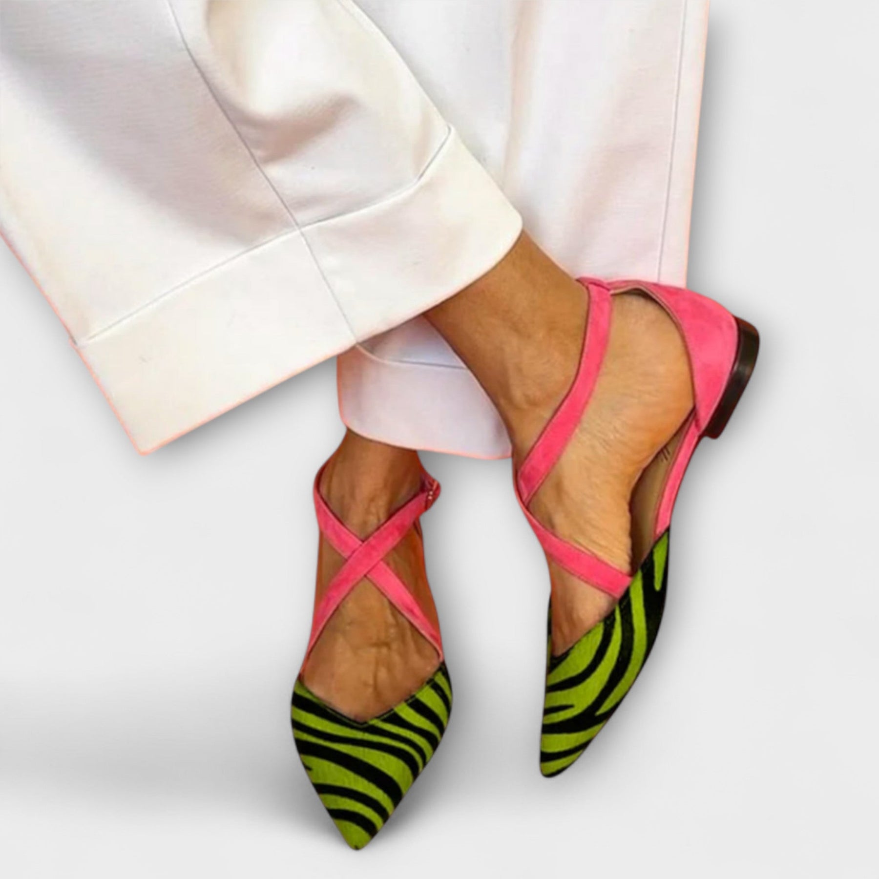 Roxane | Striped Loafers