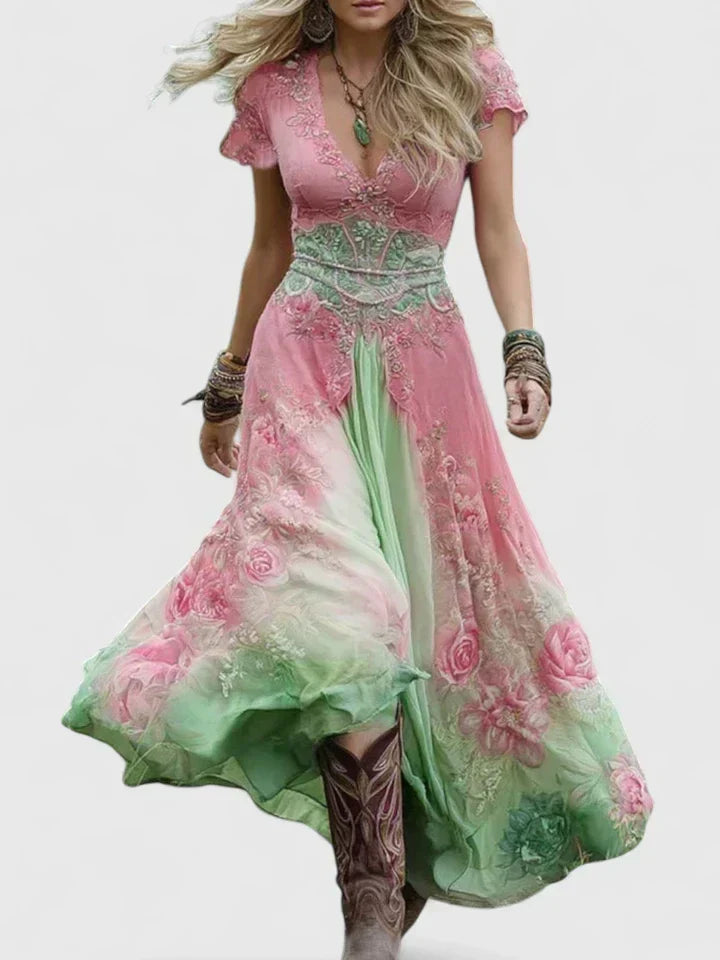 Khalisah | Floral Wrap Dress