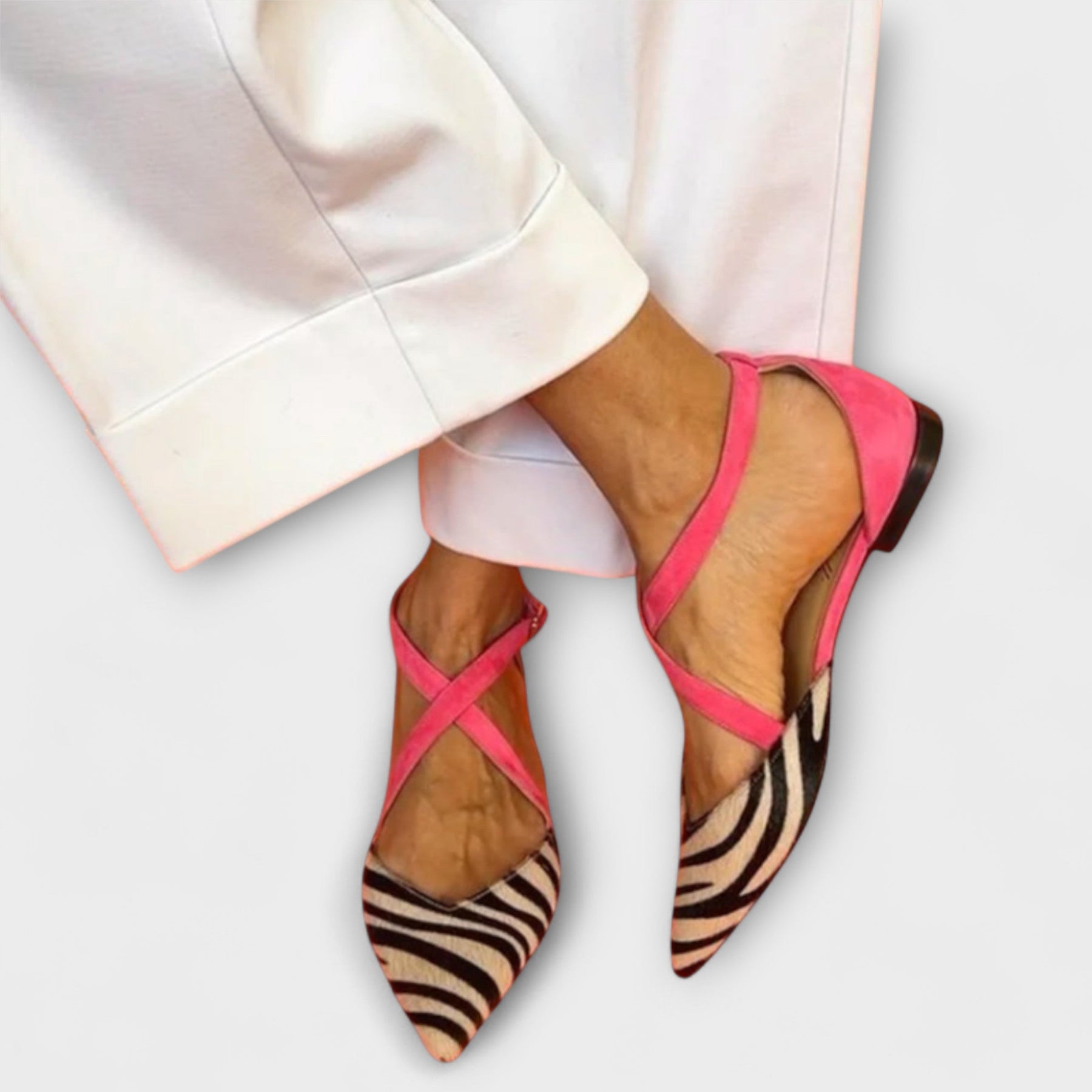 Roxane | Striped Loafers