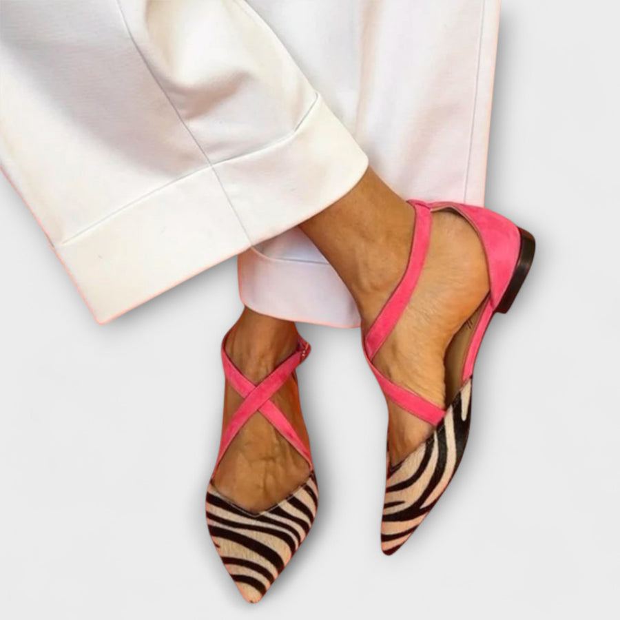 Roxane | Striped Loafers