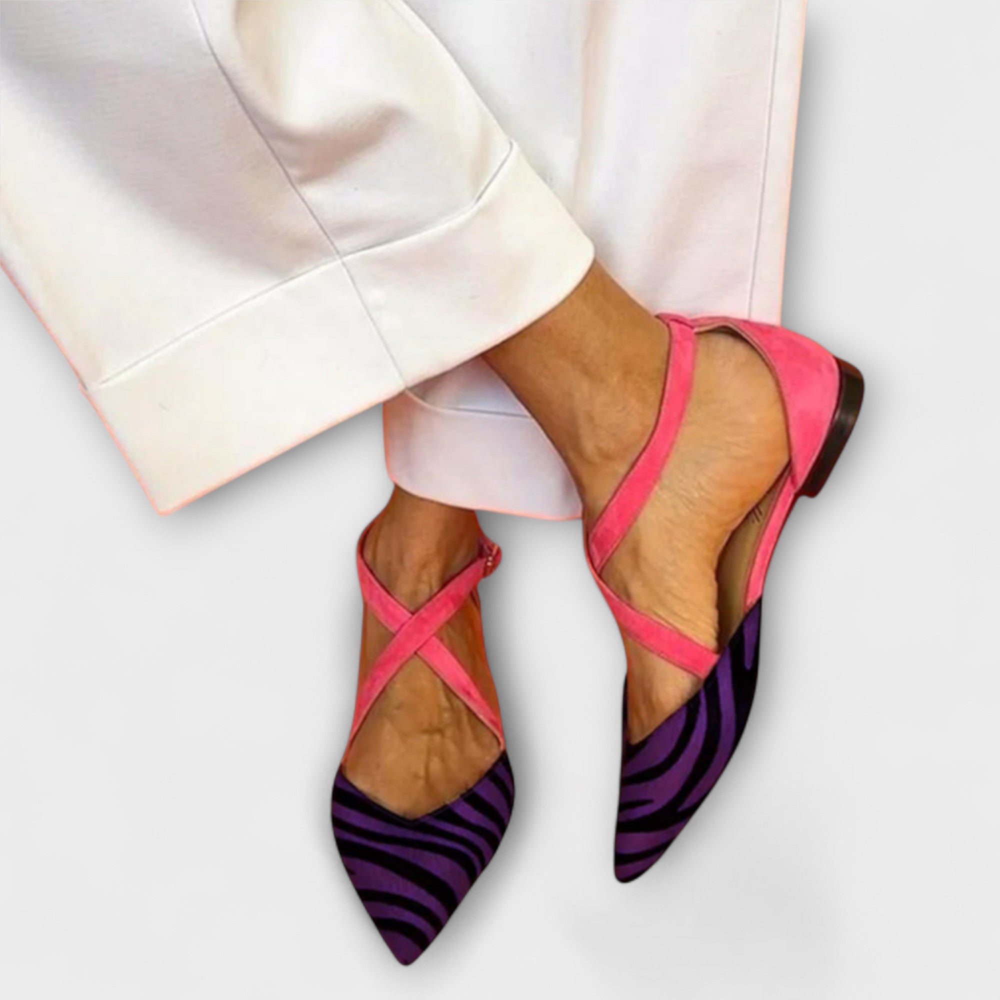 Roxane | Striped Loafers