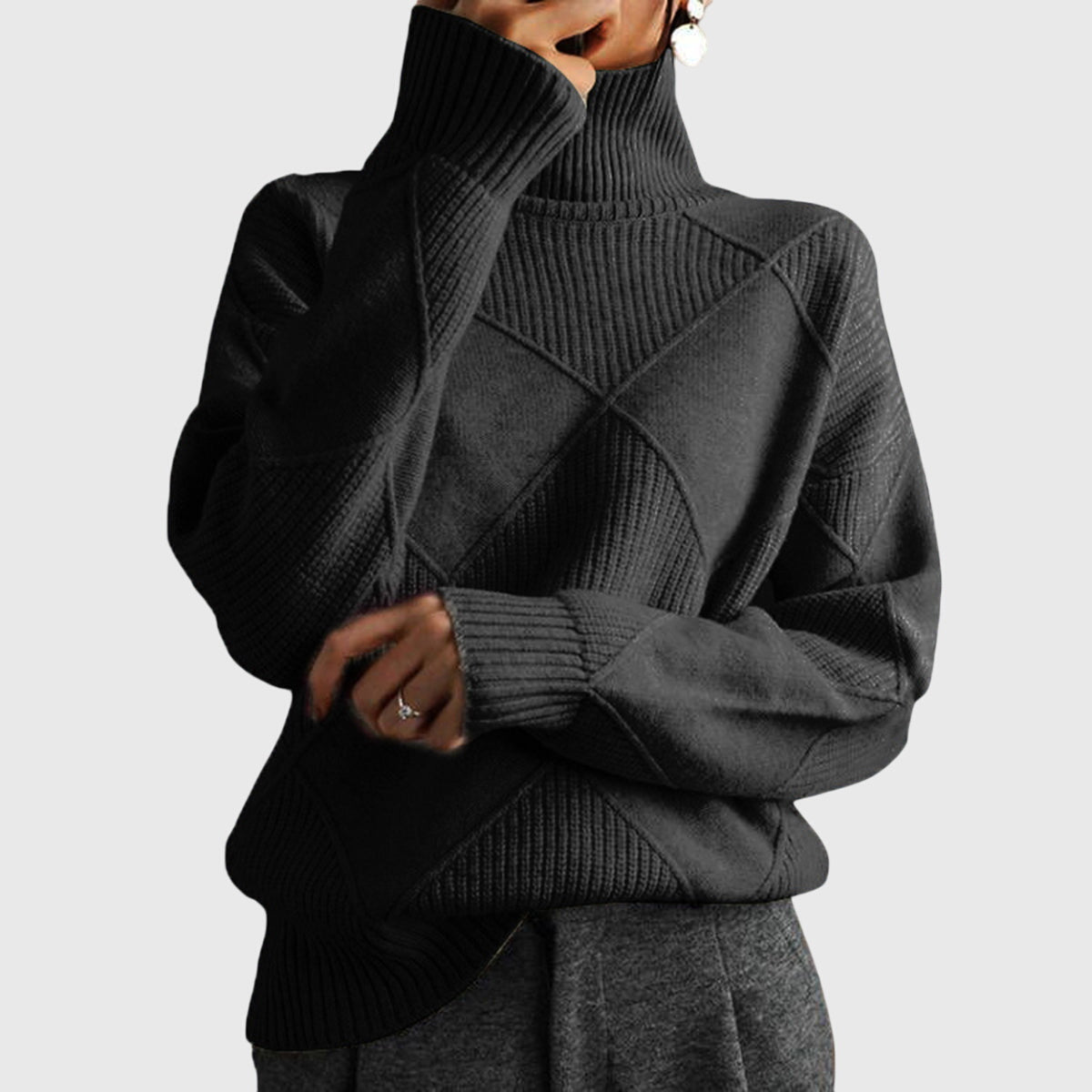 Winifred | Quilted Sweatshirt