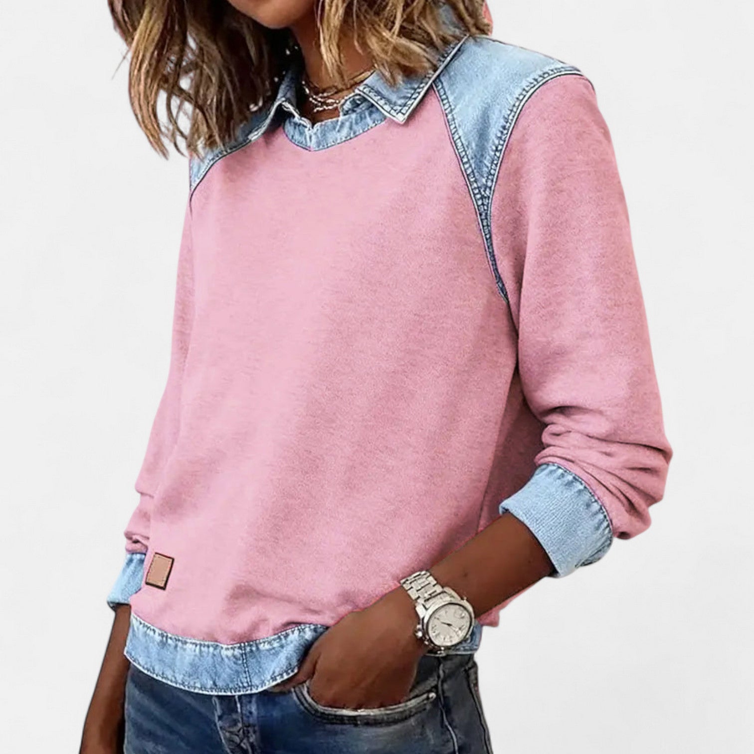 Theresa | Collar Sweatshirt