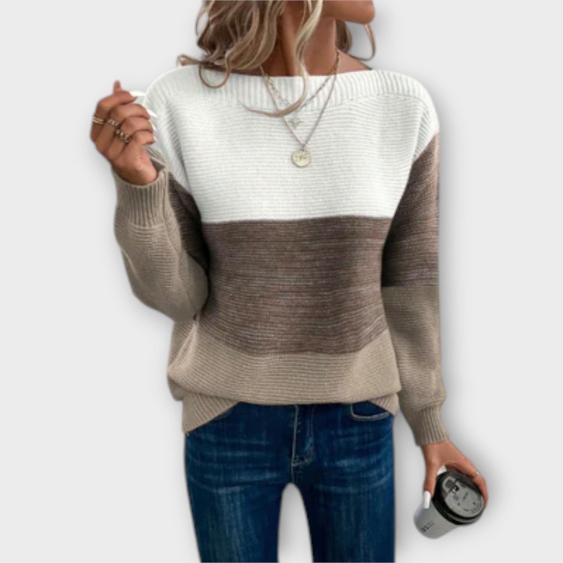 Natalie | Colourblock Sweatshirt
