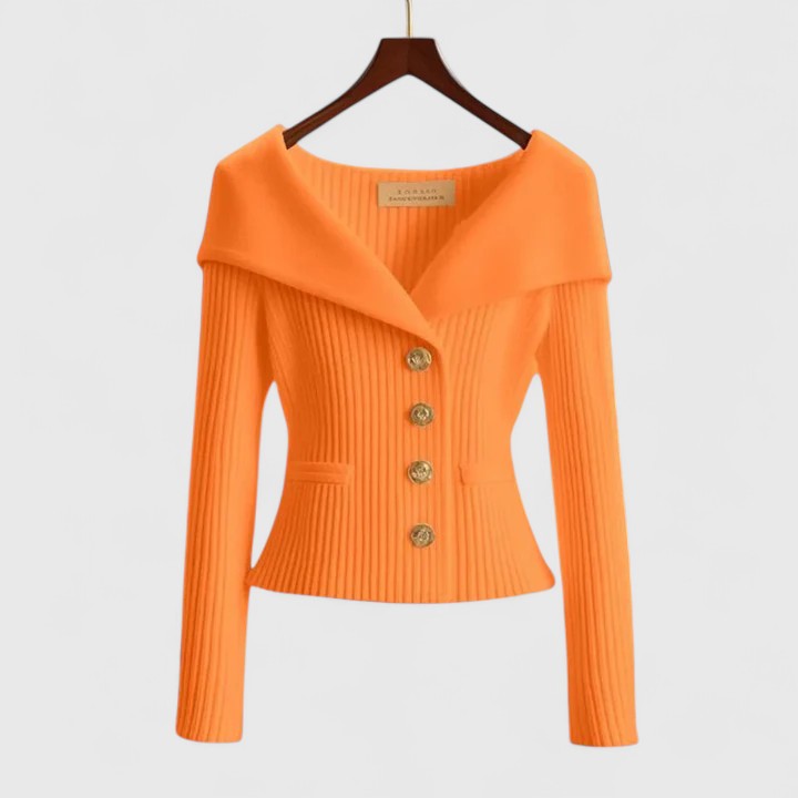 Fiona | Elegant Collar Sweatshirt