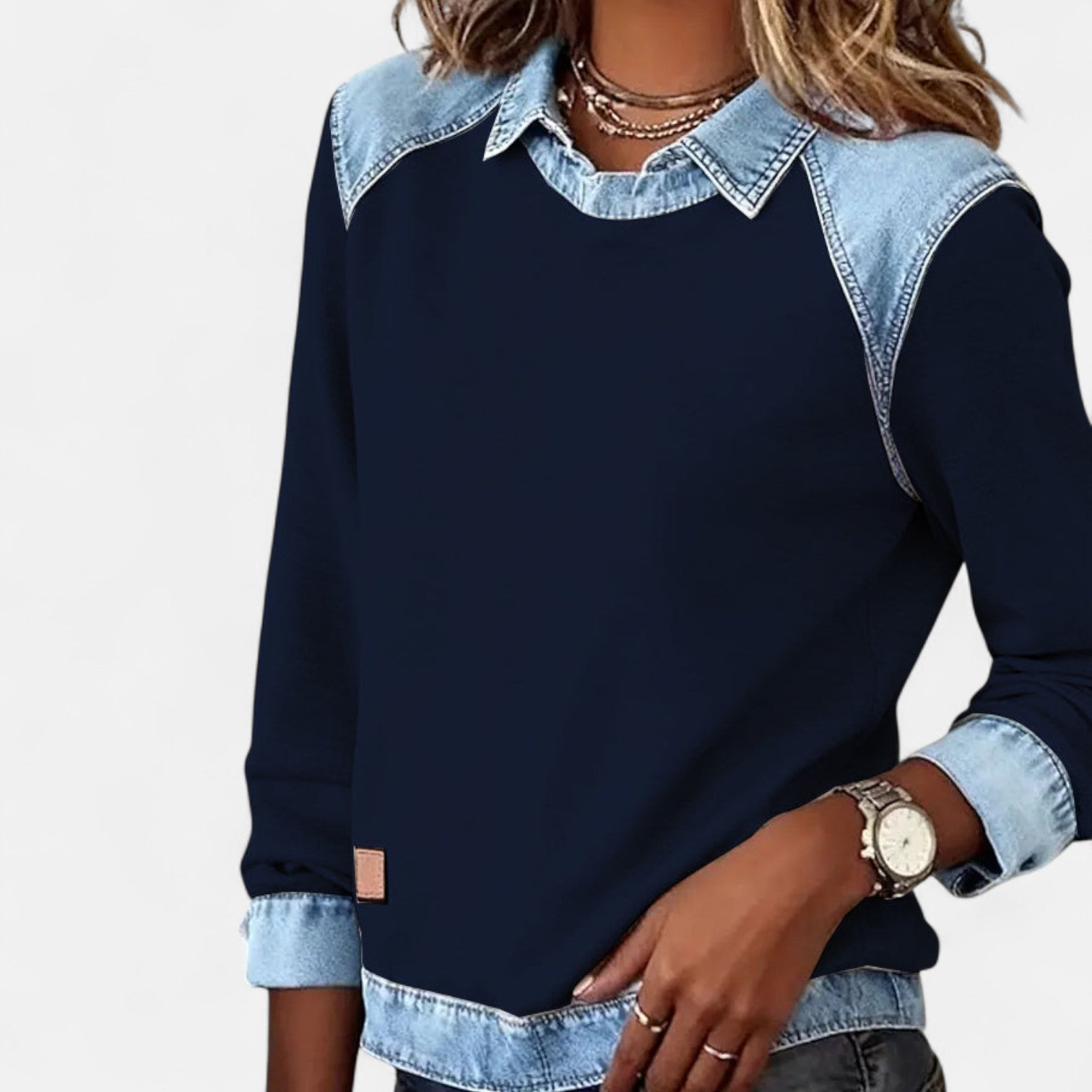 Theresa | Collar Sweatshirt
