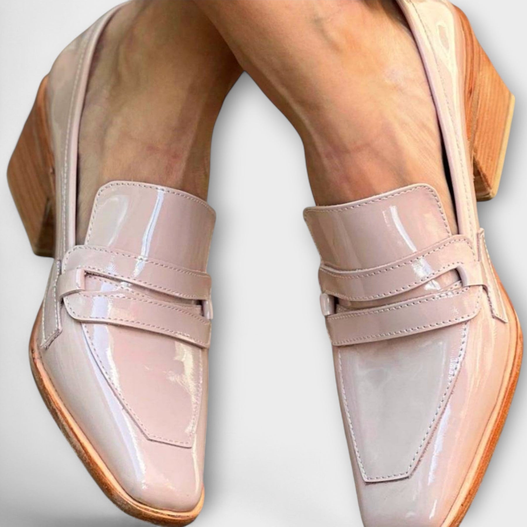 Rosita | Gleaming Patent Loafers