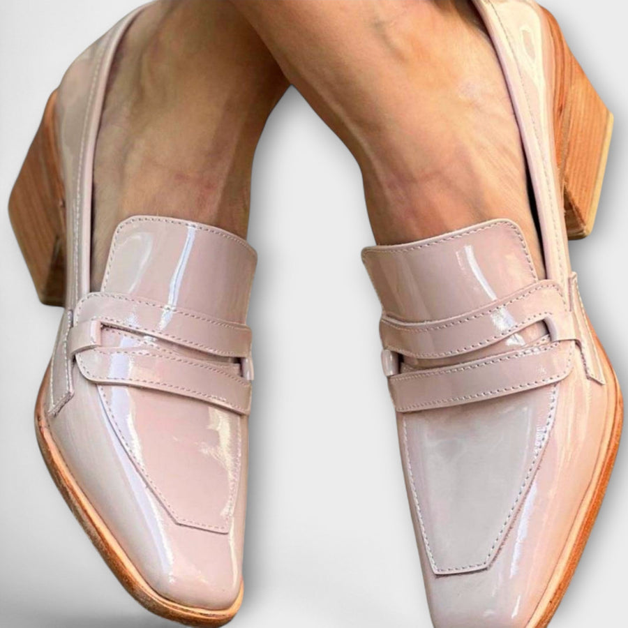 Rosita | Gleaming Patent Loafers
