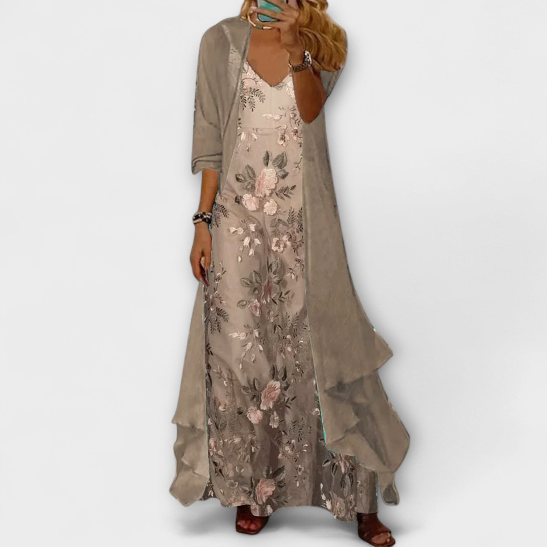 Saphire | Floral Maxi Dress Set
