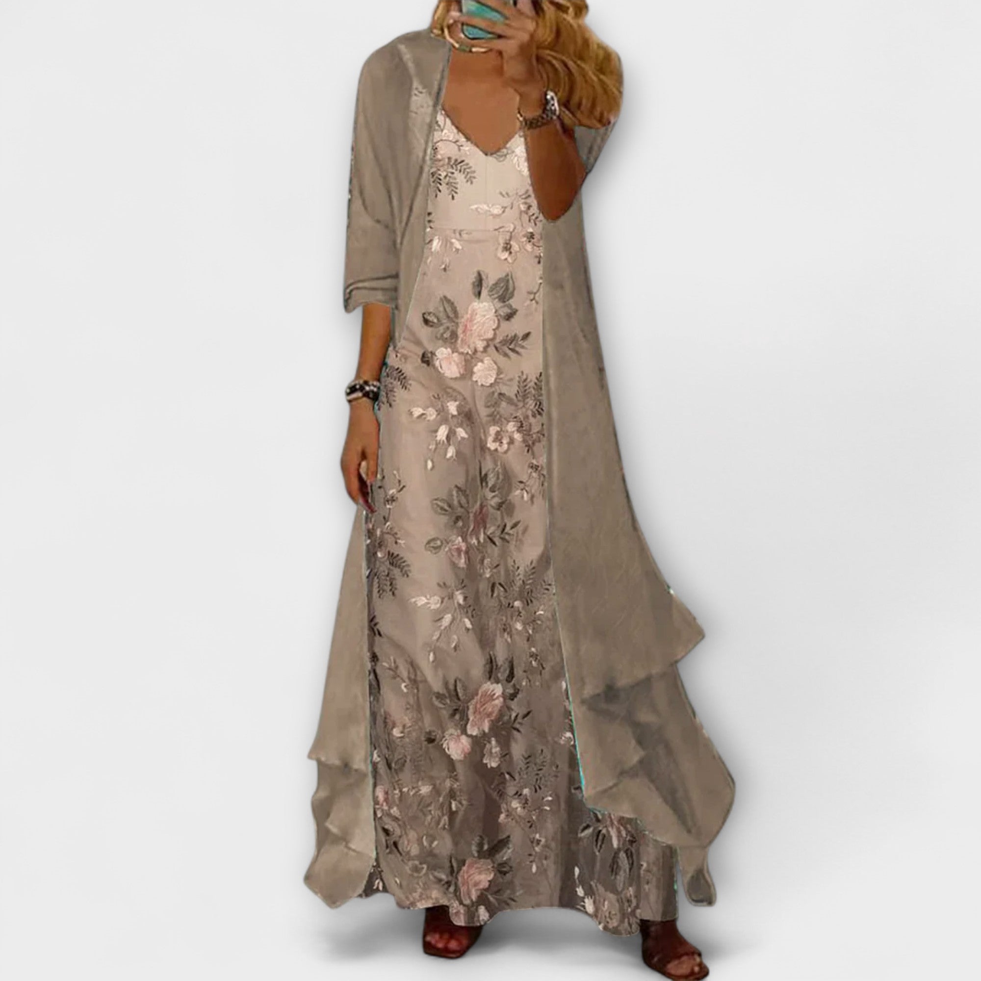 Saphire | Floral Maxi Dress Set