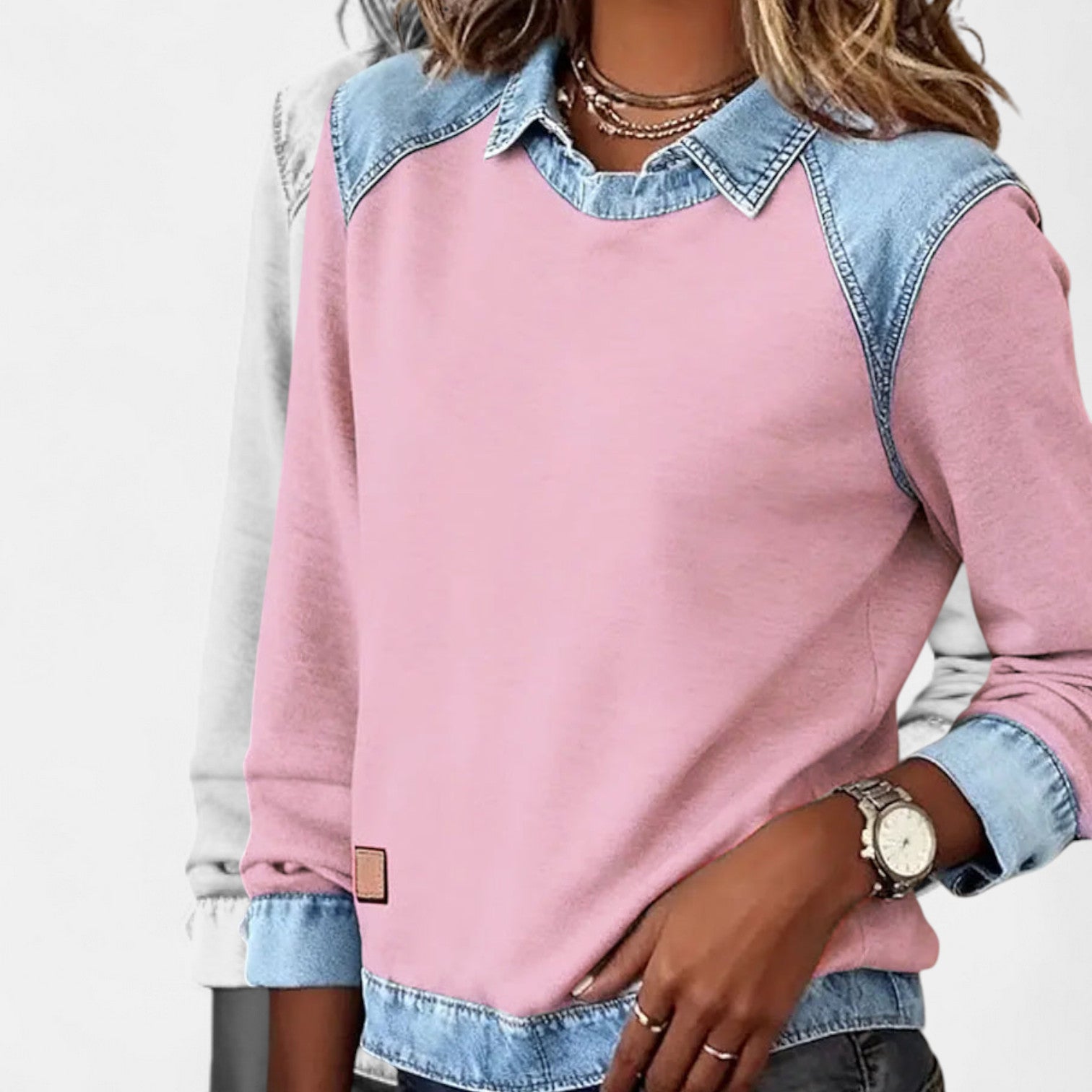 Theresa | Collar Sweatshirt