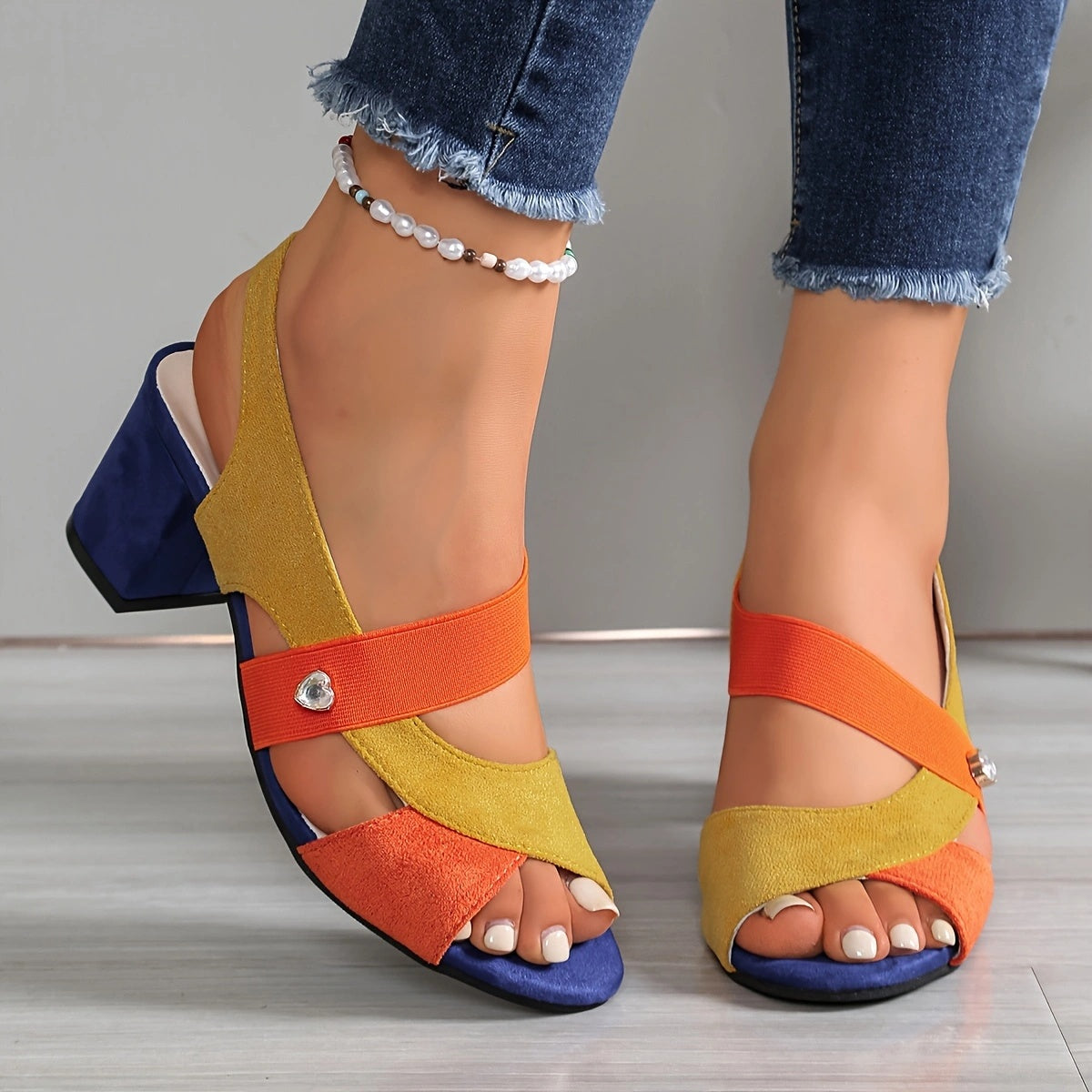 Catherine | Crossover Strap Heels