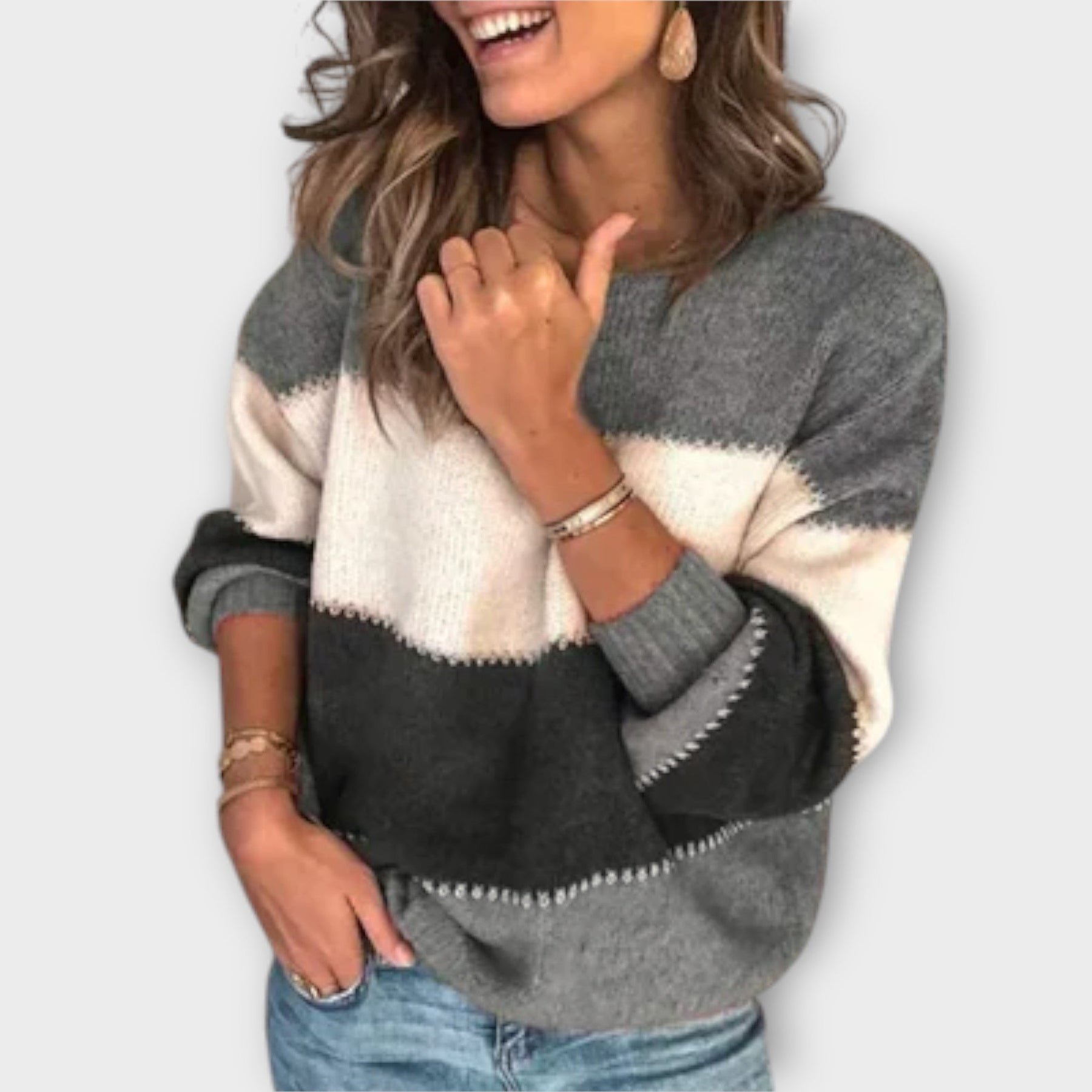 Gwendolyn | Colour-Block Sweatshirt