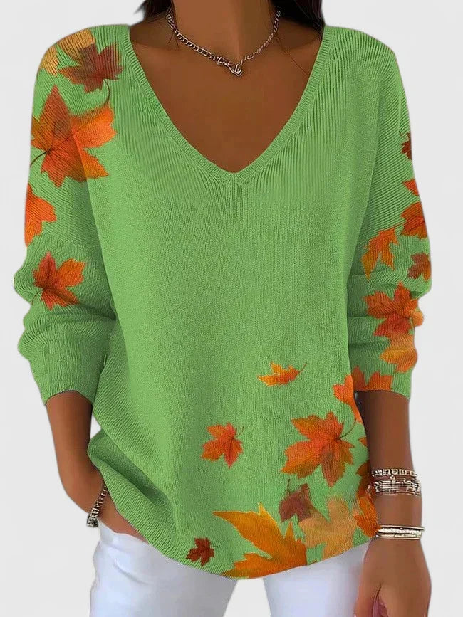 Nicola | Autumn Leaf Sweatshirt