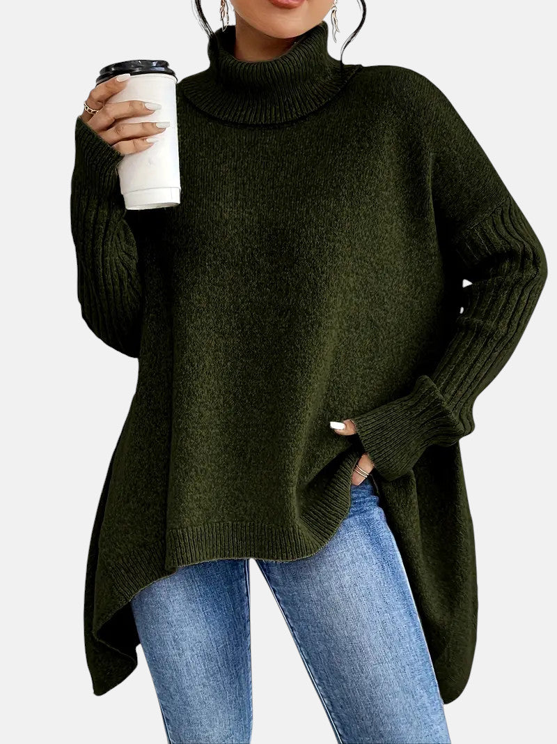 Marley | Oversized Turtleneck Sweatshirt