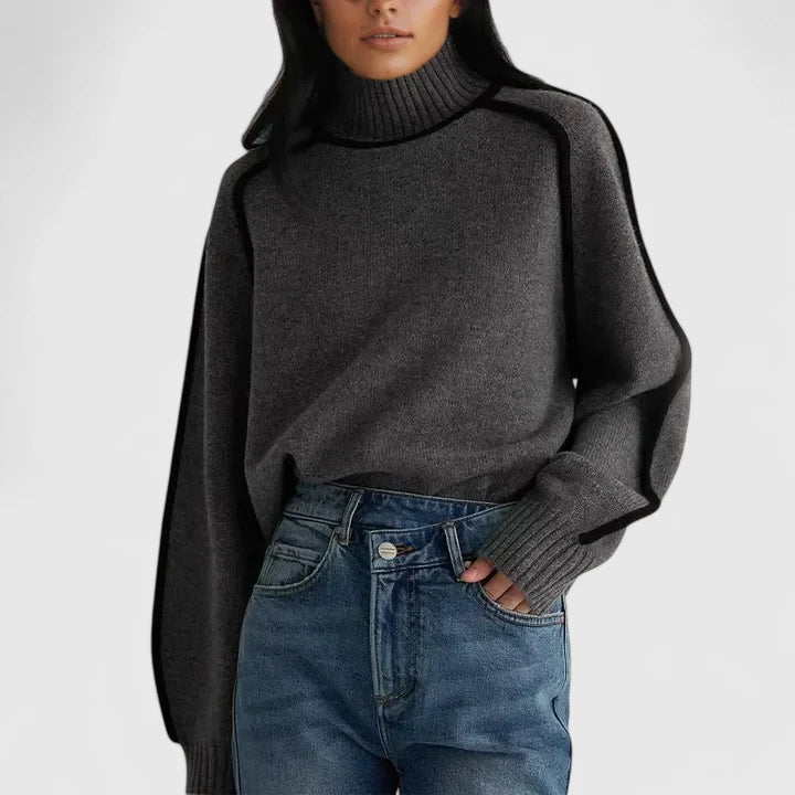Sandra | Turtleneck Sweatshirt