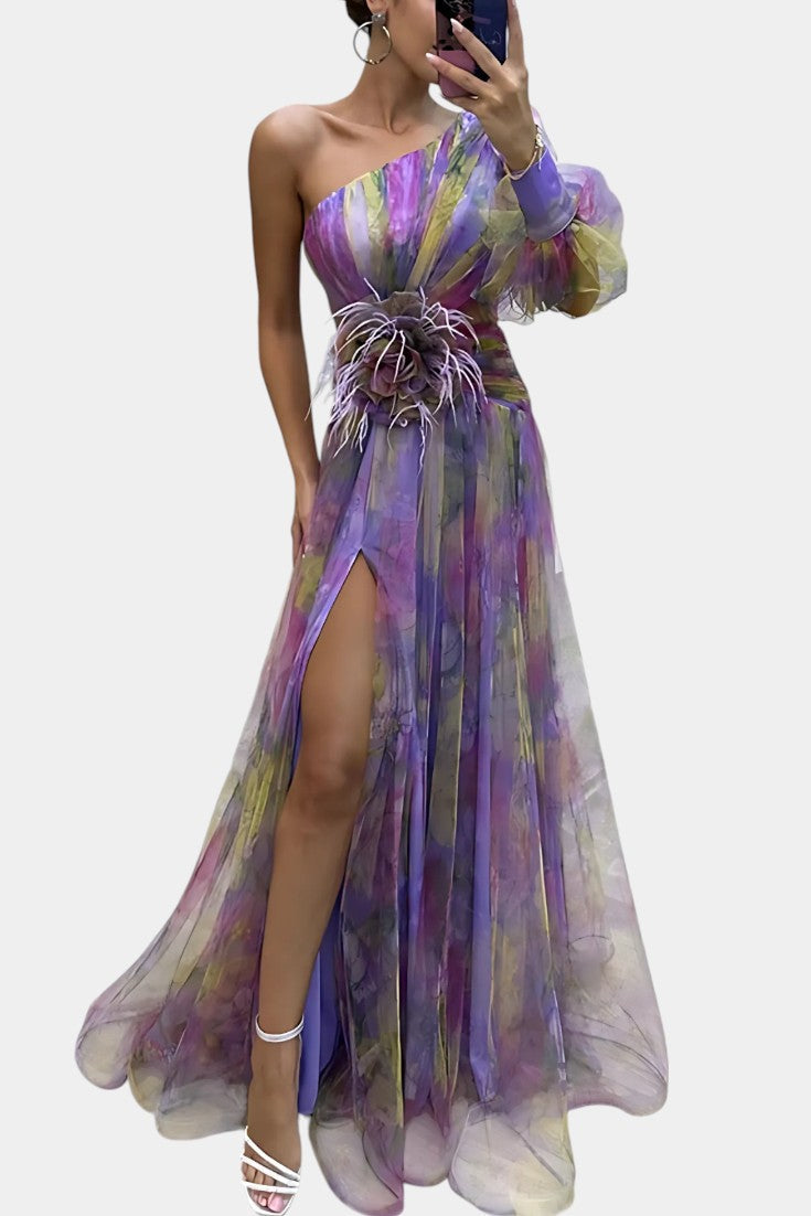 Oluwanifemi | Ethereal Watercolour Dress