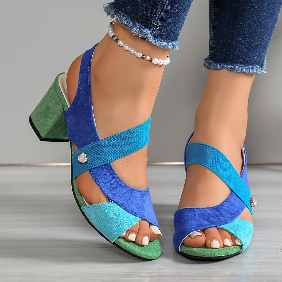 Catherine | Crossover Strap Heels