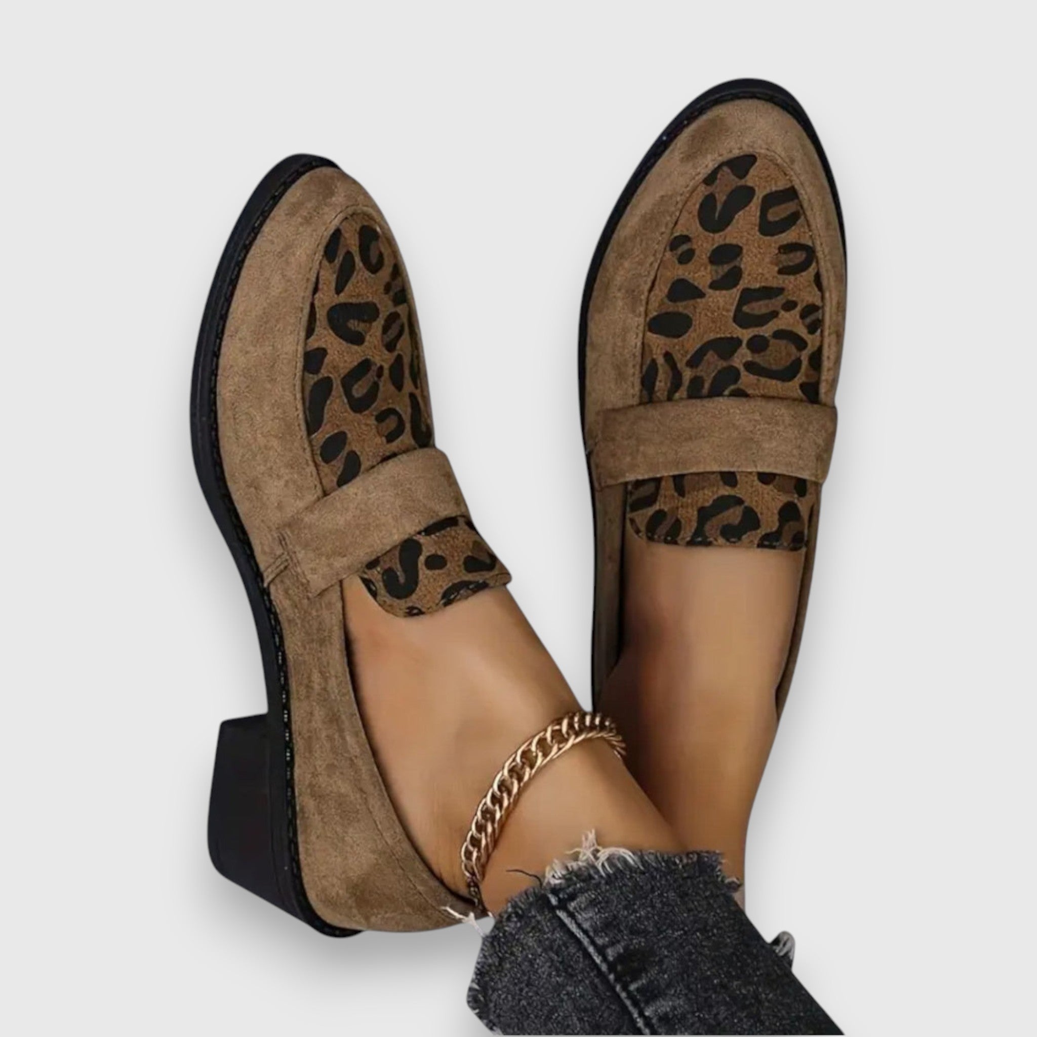 Tania | Leopard Print Loafers