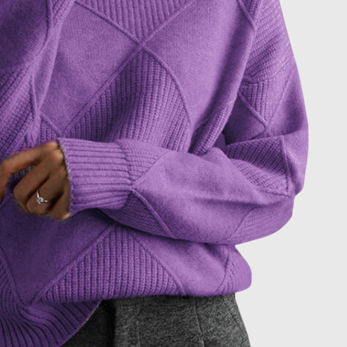 Winifred | Quilted Sweatshirt