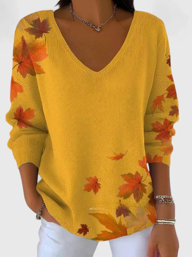 Nicola | Autumn Leaf Sweatshirt
