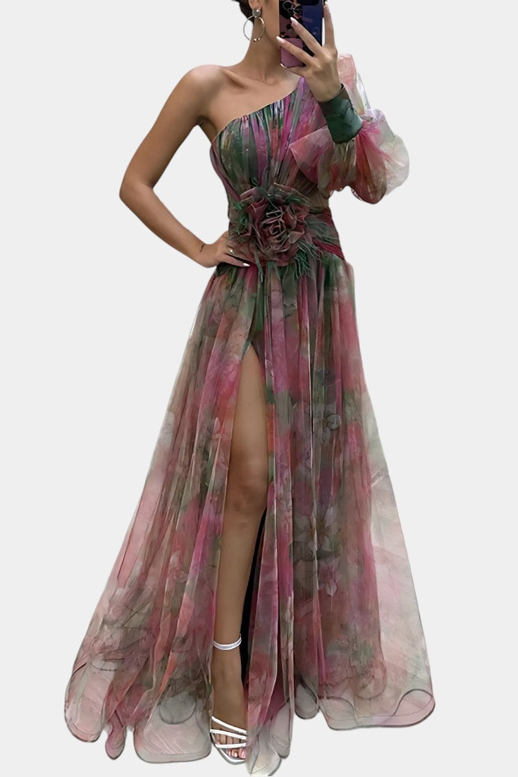 Oluwanifemi | Ethereal Watercolour Dress