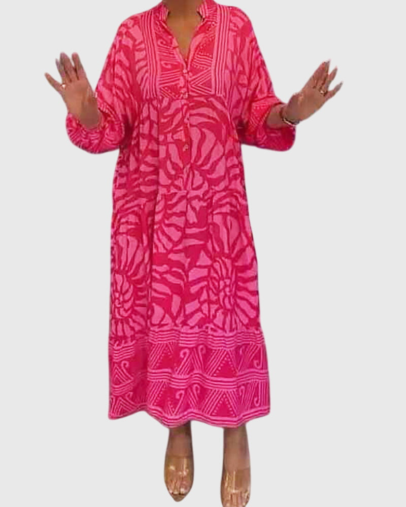 Alia | Printed Maxi Dress