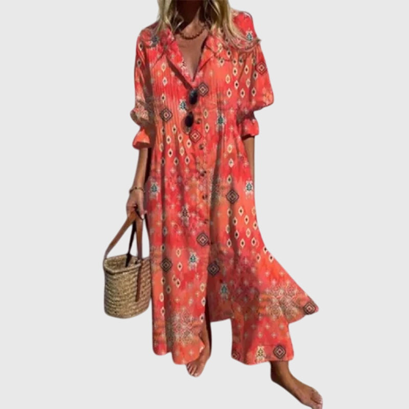 Mireya | Vibrant Floral Dress